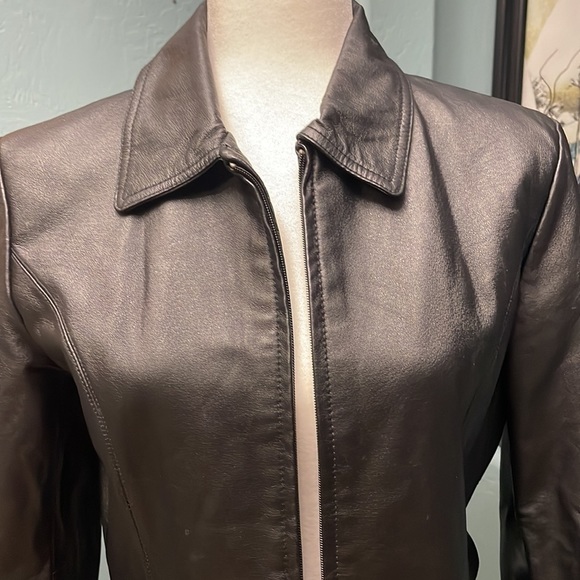 Genuine leather Worthington jacket women’s medium - Picture 2 of 6